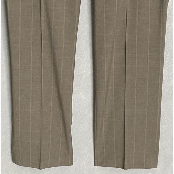 Perry Ellis Portfolio Men's 38x32 Dress Pants Modern Fit Stretch Dark Beige NEW - Picture 4 of 10